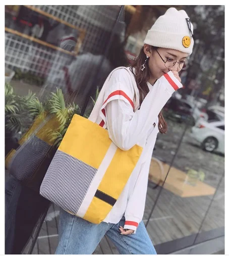 4Colors Women Shoulder Bags Canvas Shopping Bags Eco Reusable Handbag Tote Girls Casual School Bags With Zipper
4Colors Women Shoulder Bags Canvas Shopping Bags Eco Reusable Handbag Tote Girls Casual School Bags With Zipper