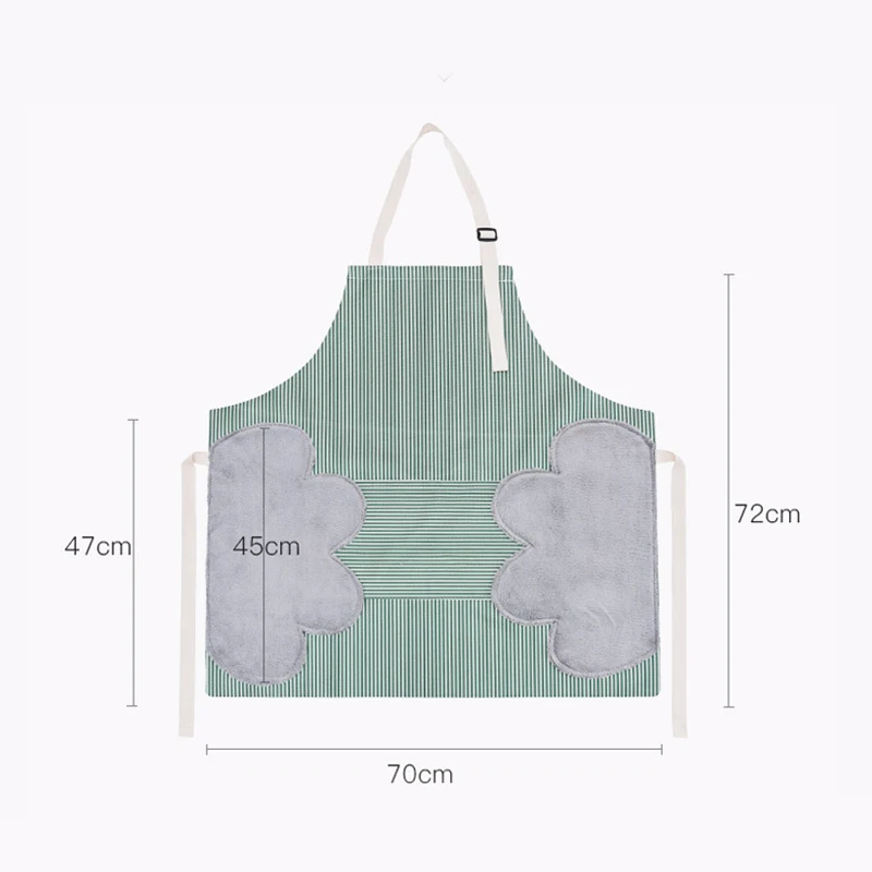 Newly Kitchen Waterproof Apron Neck Hanging with Hand Wiping Towel Oil-proof Home Kitchen Apron VA88
Newly Kitchen Waterproof Apron Neck Hanging with Hand Wiping Towel Oil-proof Home Kitchen Apron VA88