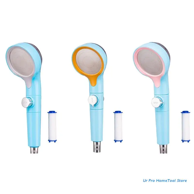 Universal Bathroom Filter Shower Head High Pressure Handheld Shower Household with On/Off Pause Switch 4-Point Port
Universal Bathroom Filter Shower Head High Pressure Handheld Shower Household with On/Off Pause Switch 4-Point Port