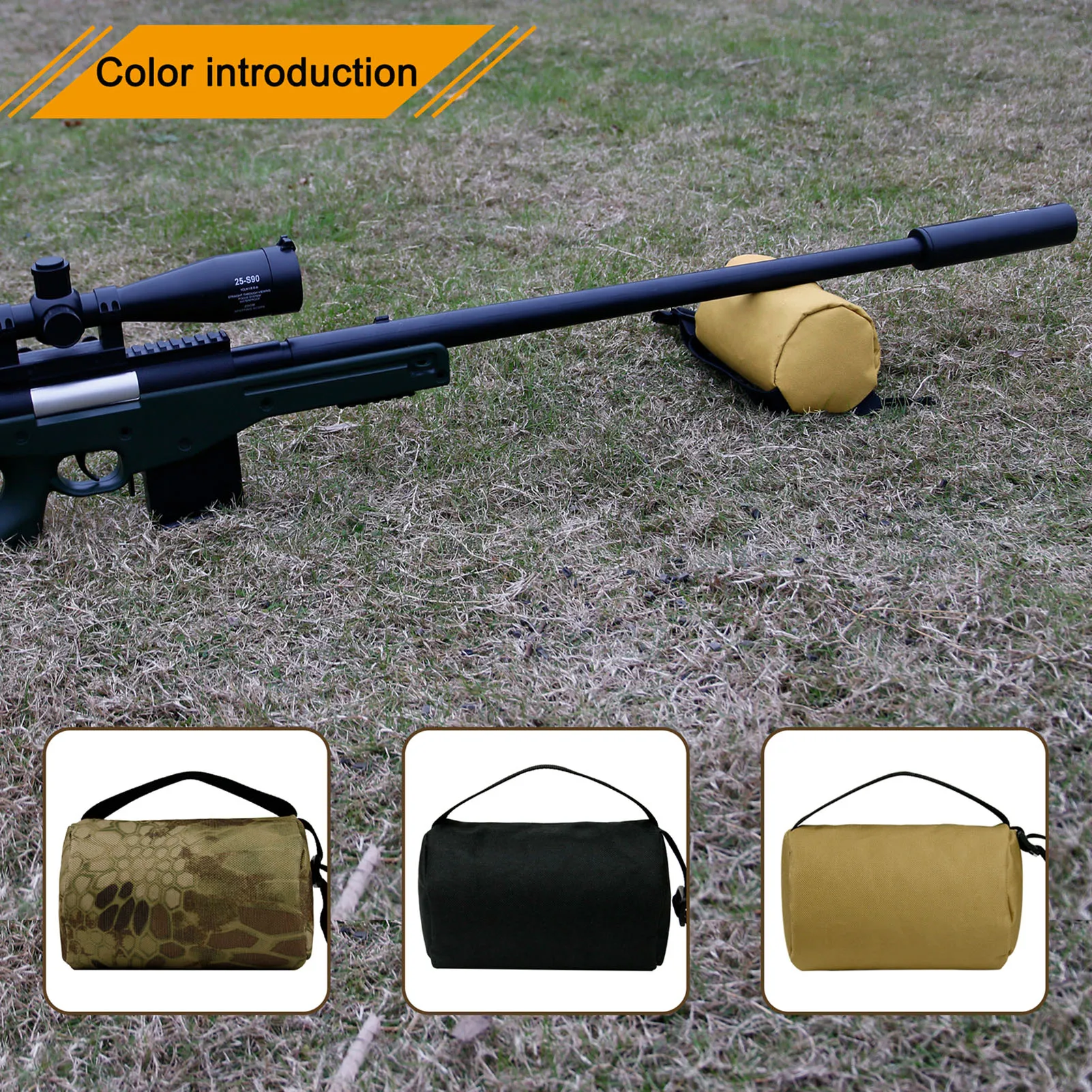 Shooting Aiming Auxiliary Sandbag Cylindrical Shooting Bag Support Bag Falling On The Ground Sandbag Shooting Accessories
Shooting Aiming Auxiliary Sandbag Cylindrical Shooting Bag Support Bag Falling On The Ground Sandbag Shooting Accessories