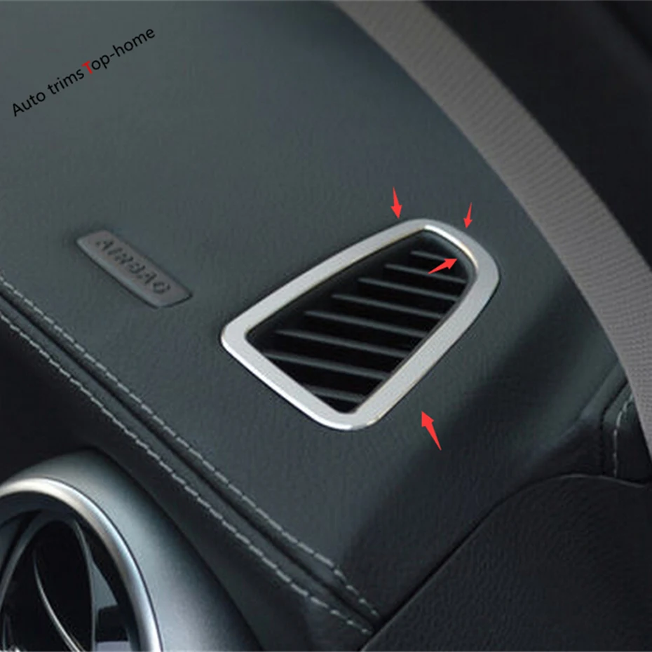 Yimaautotrims Interior Fit For Mercedes-Benz C Class W205 C200 2015 - 2021 Metal Dashboard Front Air AC Vent Outlet Cover Trim
Yimaautotrims Interior Fit For Mercedes-Benz C Class W205 C200 2015 - 2021 Metal Dashboard Front Air AC Vent Outlet Cover Trim