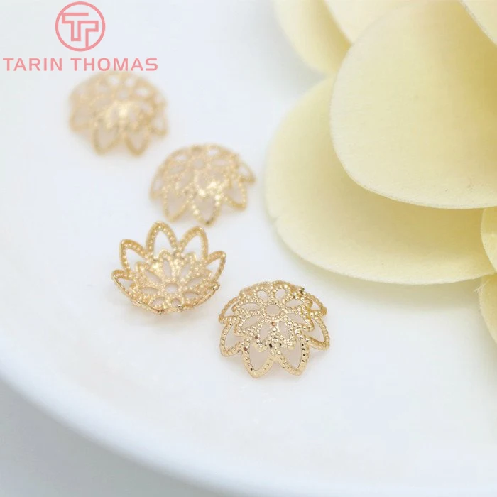 10PCS 11MM 24K Champagne Gold Color Plated Brass Beads Caps Tassel Caps High Quality Diy Jewelry Accessories
10PCS 11MM 24K Champagne Gold Color Plated Brass Beads Caps Tassel Caps High Quality Diy Jewelry Accessories