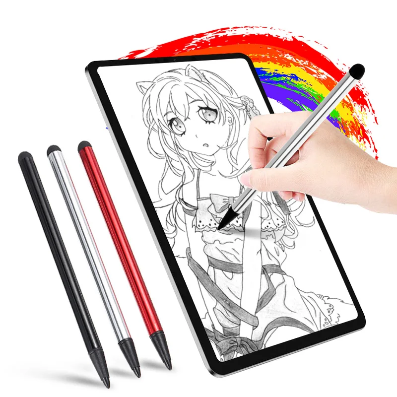 Universal 2 In 1 Stylus Pen for phone Tablet Kids Drawing Smartphone Touch Pen for Iphone for Ipad Pencil Accessories
Universal 2 In 1 Stylus Pen for phone Tablet Kids Drawing Smartphone Touch Pen for Iphone for Ipad Pencil Accessories
