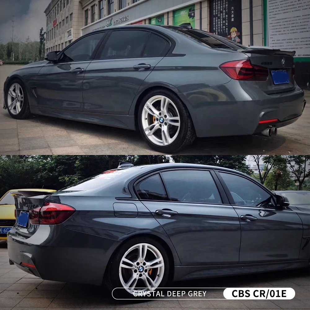 CARBINS 1.52X18M Wholesale High Quality Stretchable Glossy Crystal Deep Grey Car Adhesive Sticker Wrapping Vinyl Foil
CARBINS 1.52X18M Wholesale High Quality Stretchable Glossy Crystal Deep Grey Car Adhesive Sticker Wrapping Vinyl Foil