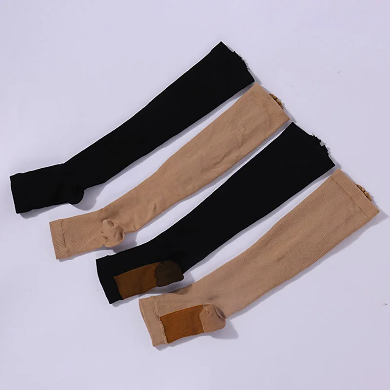 Zipper Stockings 1Pair Compression Socks for Leg-Support Medical Supplies Prevent Varicose Veins Knee Length Unisex Open Toe
Zipper Stockings 1Pair Compression Socks for Leg-Support Medical Supplies Prevent Varicose Veins Knee Length Unisex Open Toe