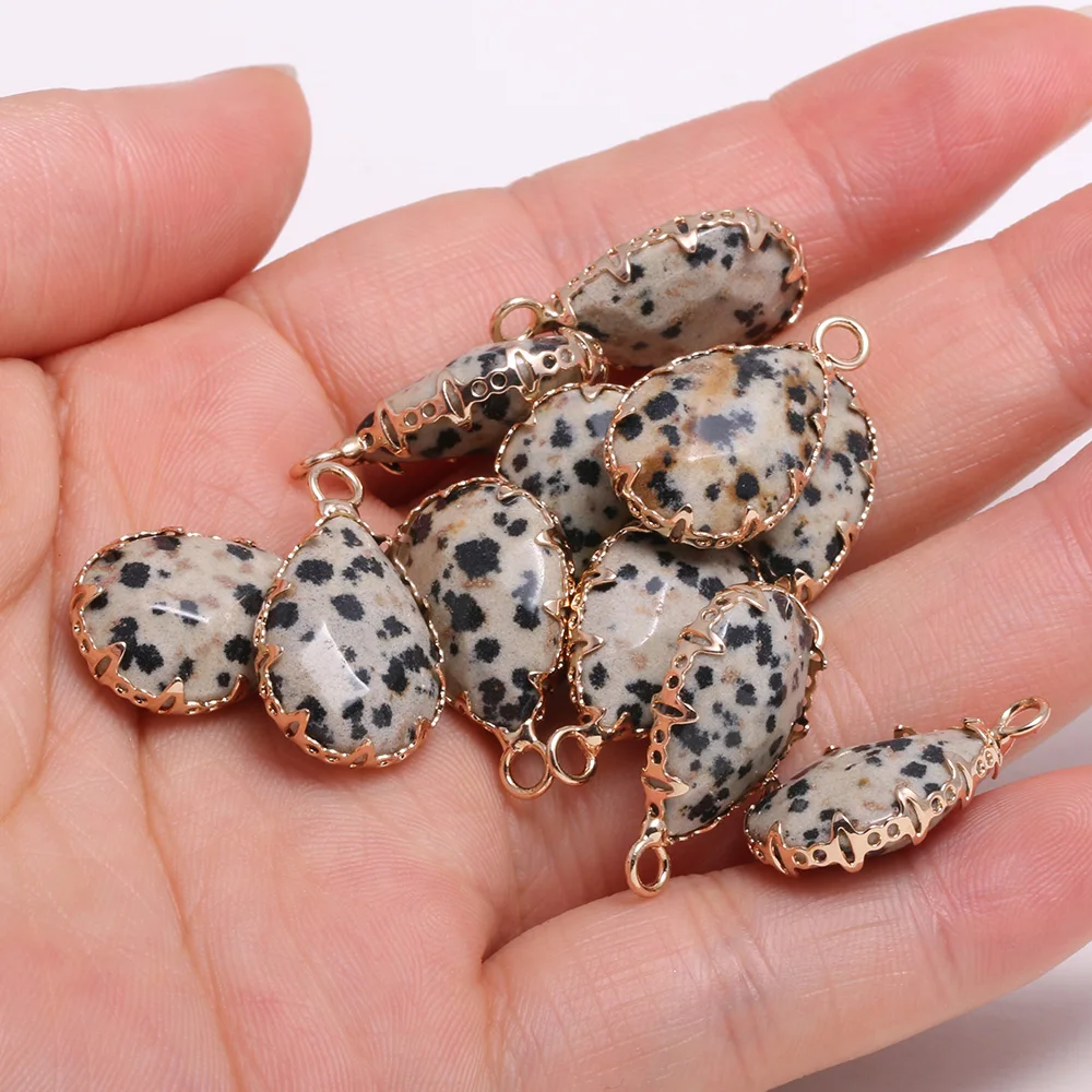 1pcs Natural Stone Charms Pendants Lace Damation Jaspers Drop-shaped Faceted for Jewelry Making DIY Nacklace Earring13x23mm
1pcs Natural Stone Charms Pendants Lace Damation Jaspers Drop-shaped Faceted for Jewelry Making DIY Nacklace Earring13x23mm
