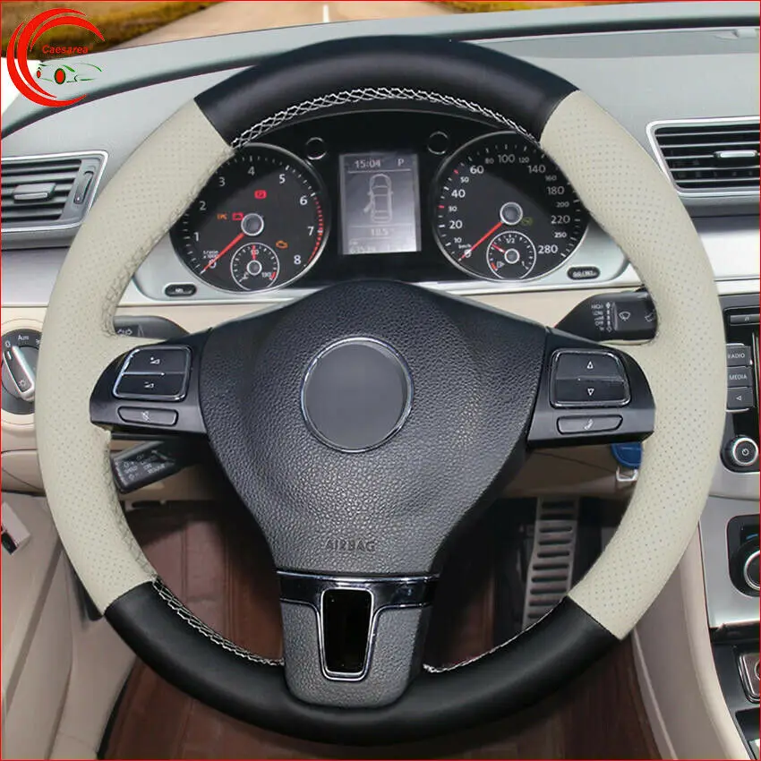 Кожаный чехол для Volkswagen Passat CC Golf Touran Tiguan, цвет белый, черный, чехол рулевого колеса автомобиля
Кожаный чехол для Volkswagen Passat CC Golf Touran Tiguan, цвет белый, черный, чехол рулевого колеса автомобиля