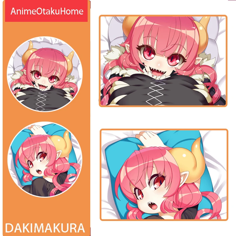 

Anime Manga Miss Kobayashi's Dragon Maid KannaKamui Throw Pillow Cover Hug Body Pillowcase Otaku Bedding Decoration Dakimakura