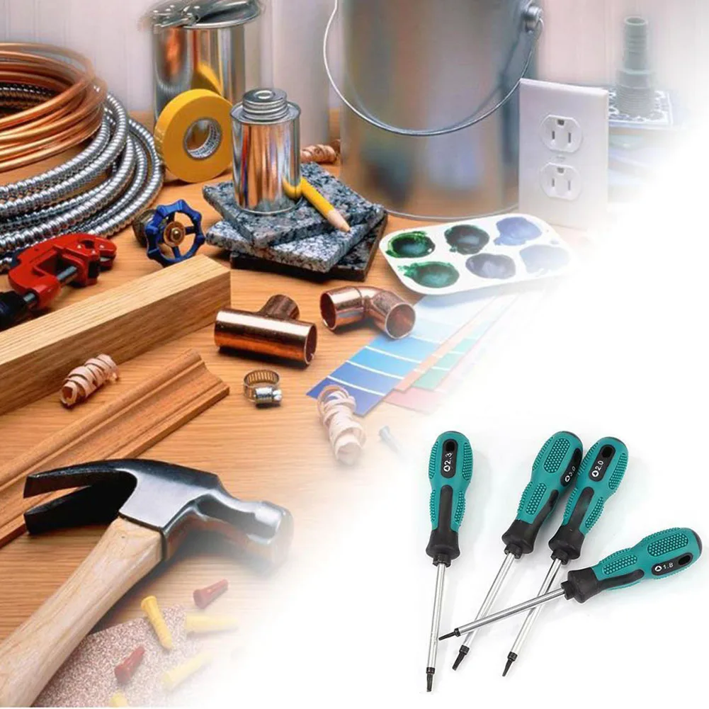 4Pcs Magnetic Triangle Screwdriver Set 1.8/2.0/2.3/3.0mm Repair Hand Tool Chromium Vanadium Alloy Steel Screwdriver
4Pcs Magnetic Triangle Screwdriver Set 1.8/2.0/2.3/3.0mm Repair Hand Tool Chromium Vanadium Alloy Steel Screwdriver