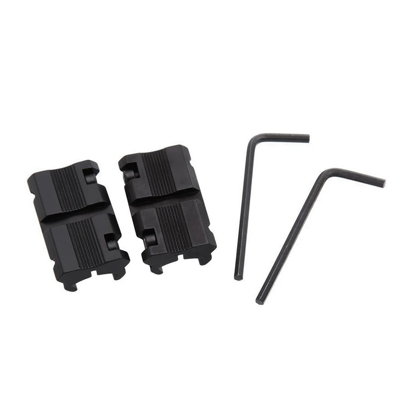 2pcs 11mm Dovetail to 20mm Weaver Picatinny Rail Adapter Mount Gun Accessory Hunting Rifle Gun Scope Mounts Tactical Base
2pcs 11mm Dovetail to 20mm Weaver Picatinny Rail Adapter Mount Gun Accessory Hunting Rifle Gun Scope Mounts Tactical Base