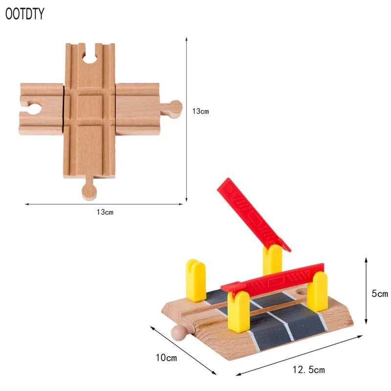OOTDTY Wooden Train Track Accessories Cross Track Railway Toys Compatible All Track Educational Toys Railway Accessories
OOTDTY Wooden Train Track Accessories Cross Track Railway Toys Compatible All Track Educational Toys Railway Accessories