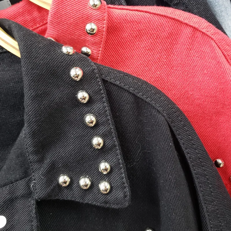 New Rivet Woman Jacket Casual Oversized Jacket Rivet Jean Jacket Women Denim Jackets Fashion Long Sleeve Women Coat
New Rivet Woman Jacket Casual Oversized Jacket Rivet Jean Jacket Women Denim Jackets Fashion Long Sleeve Women Coat