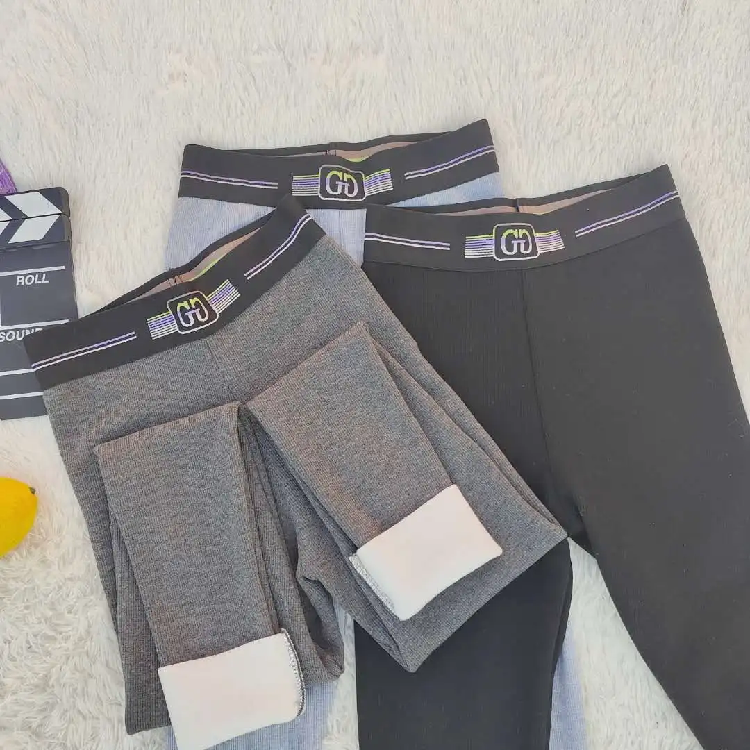 Autumn Winter New High Waist Slim Fit Women Leggings Plush Thicken Warm Legging Waist Letter Print Elastic Cotton Bottoming Pant
Autumn Winter New High Waist Slim Fit Women Leggings Plush Thicken Warm Legging Waist Letter Print Elastic Cotton Bottoming Pant
