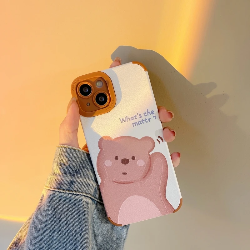 Korea Cute Fuzzy Cartoon Bear Phone Case For iPhone 13 Pro Max 12 11 Pro Max X Xs Max XR 7 8 Plus Case Funny Soft Cover 
Korea Cute Fuzzy Cartoon Bear Phone Case For iPhone 13 Pro Max 12 11 Pro Max X Xs Max XR 7 8 Plus Case Funny Soft Cover