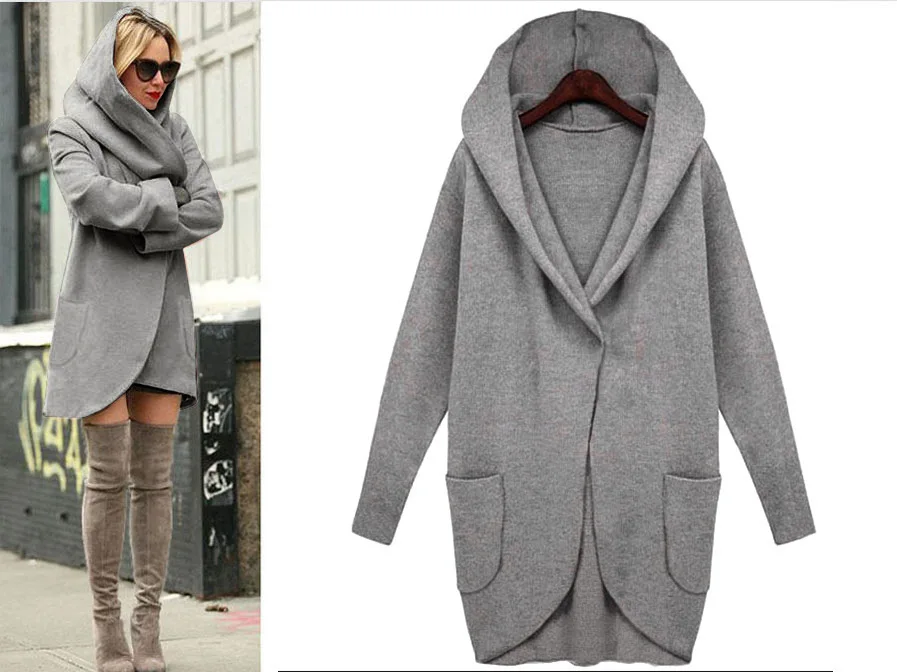 Hoodie One Button Simple Cardigan Long Sleeve Loose Big Hat Long Sweaterleisure Girl Warm Freestyle Coat Autumn Winter Fashion
Hoodie One Button Simple Cardigan Long Sleeve Loose Big Hat Long Sweaterleisure Girl Warm Freestyle Coat Autumn Winter Fashion