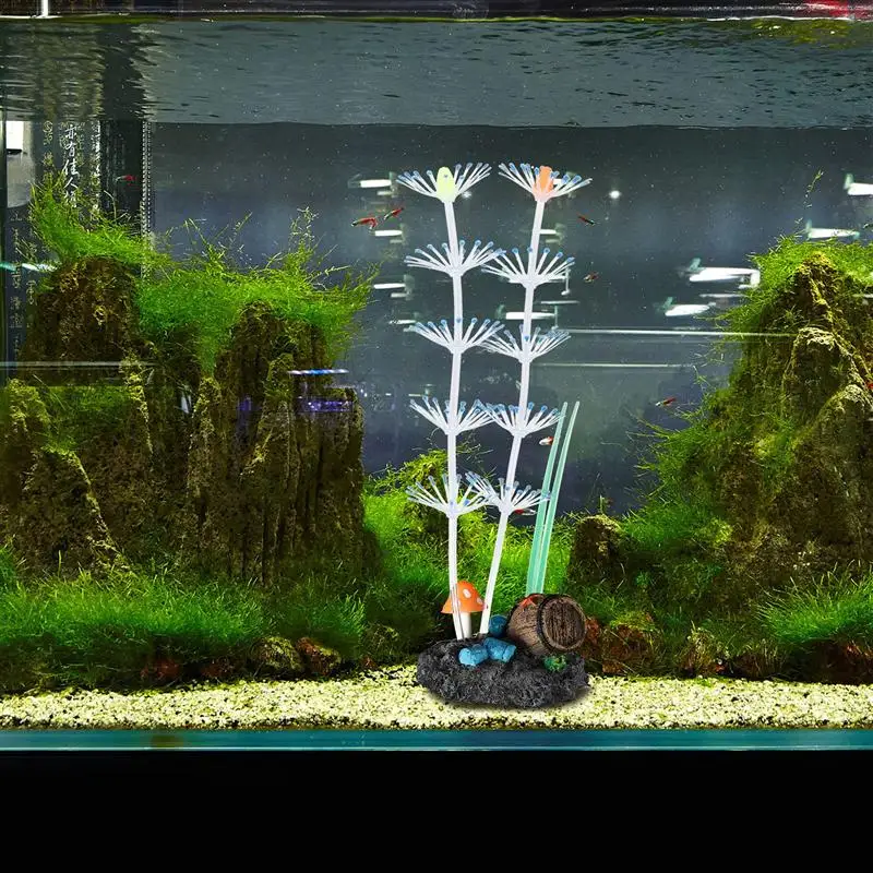 Fish Tank Plant Silicone Simulated Luminous-Coral Ornament Simulated Aquatic Plant Vivid Fake Plant Fish Tank Landscaping Decor
Fish Tank Plant Silicone Simulated Luminous-Coral Ornament Simulated Aquatic Plant Vivid Fake Plant Fish Tank Landscaping Decor