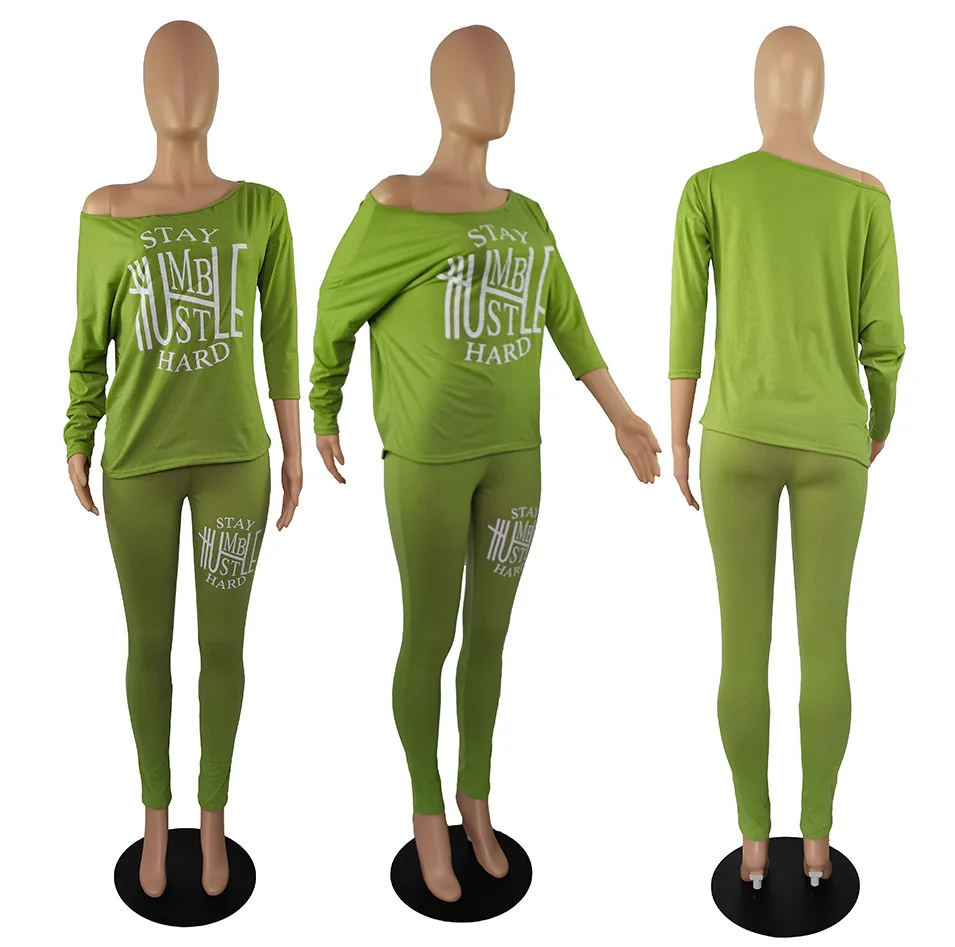 Activewear Workout Casual Matching Sets for Women Letter Print Long Sleeve Tshirts Tops and Sporty Jogger Trouser 2 Piece Outfit
Activewear Workout Casual Matching Sets for Women Letter Print Long Sleeve Tshirts Tops and Sporty Jogger Trouser 2 Piece Outfit