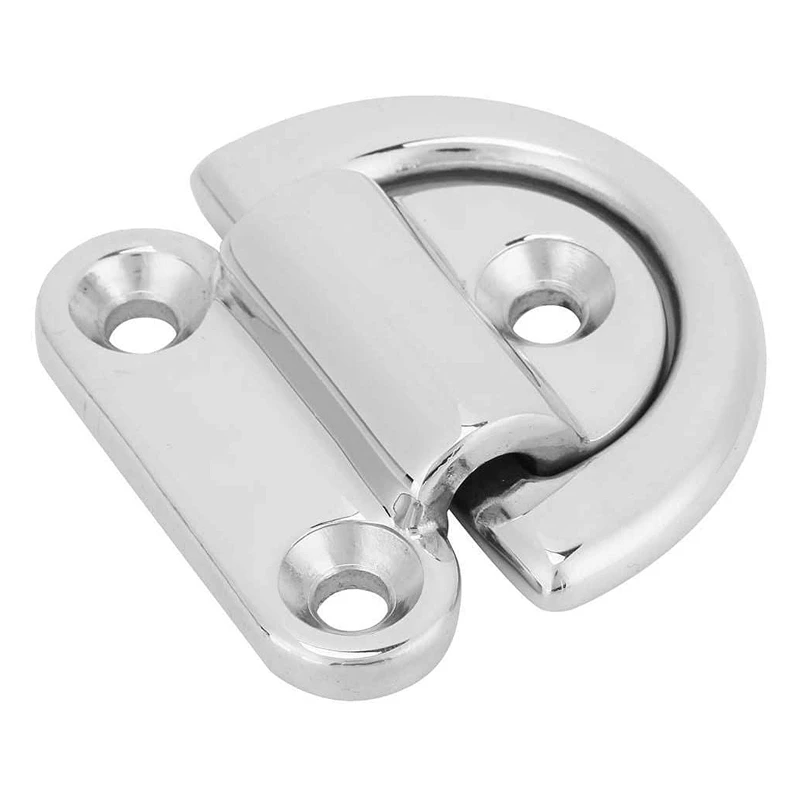 D Lashing Ring Marine Pad Stainless Steel Folding Eyelet Stowage Ring Cleat Marine Hardware for Yacht Engine
D Lashing Ring Marine Pad Stainless Steel Folding Eyelet Stowage Ring Cleat Marine Hardware for Yacht Engine