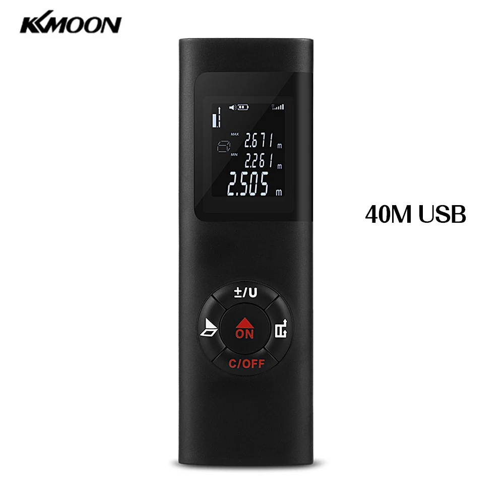 40M Smart Handheld Rangefinder Digital Distance Measuring Meter Electronic Space Measurement Device for Area Volume Distances
40M Smart Handheld Rangefinder Digital Distance Measuring Meter Electronic Space Measurement Device for Area Volume Distances