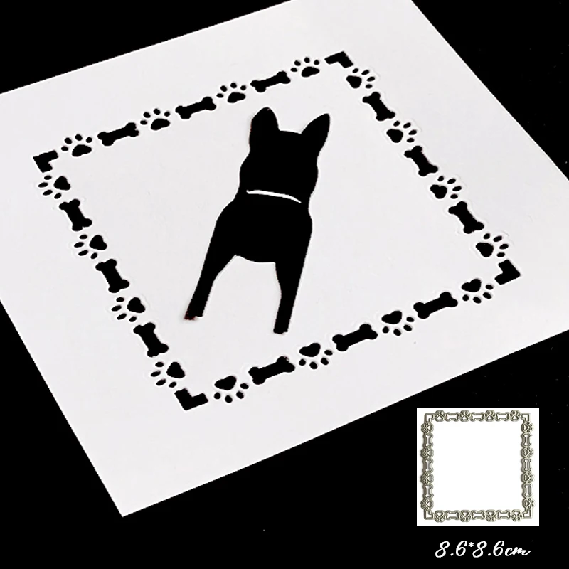 Square Shape Dog Paw Print Frame Metal Cutting Dies For DIY Scrapbooking Album Paper Cards Decorative Crafts Embossing Die Cuts
Square Shape Dog Paw Print Frame Metal Cutting Dies For DIY Scrapbooking Album Paper Cards Decorative Crafts Embossing Die Cuts