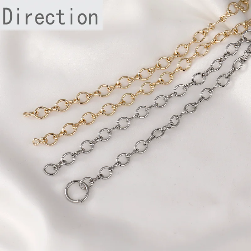 14k gold color-preserving pattern chain lip flat chain European style chain bracelet necklace diy jewelry loose chain
14k gold color-preserving pattern chain lip flat chain European style chain bracelet necklace diy jewelry loose chain