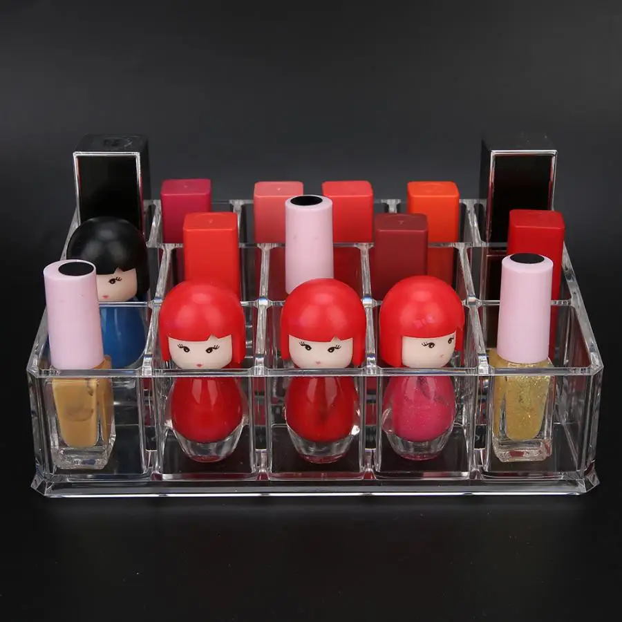 Quality Make Up Tool Set 16 Grid Transparent Acrylic Nail Polish Lipstick Storage Case Organizer Storage Rack Professional
Quality Make Up Tool Set 16 Grid Transparent Acrylic Nail Polish Lipstick Storage Case Organizer Storage Rack Professional