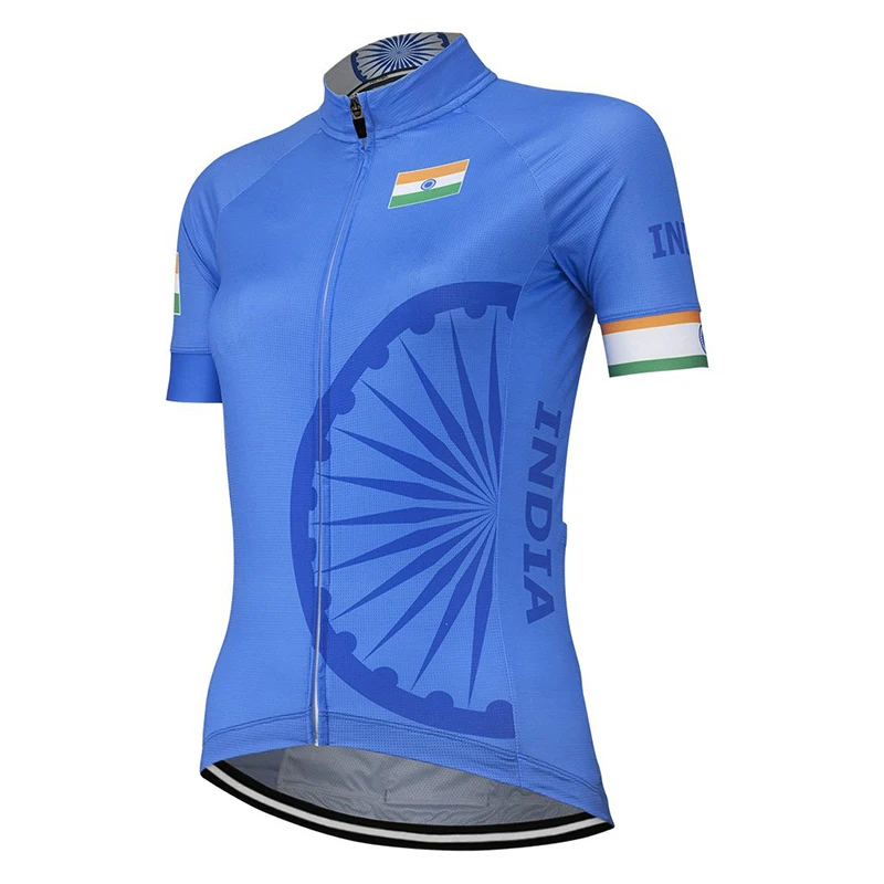 2022 India Women Blue Cycling Jerseys Customized Bike Road Mountain Race Short Tops Bicycle Clothes Racing Clothing
2022 India Women Blue Cycling Jerseys Customized Bike Road Mountain Race Short Tops Bicycle Clothes Racing Clothing