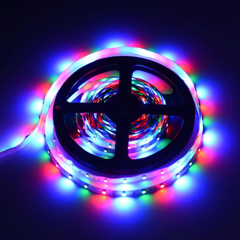 5M 3528 RGB Светодиодные ленты светильник 300 светодиодов DC 12V красного зеленого и