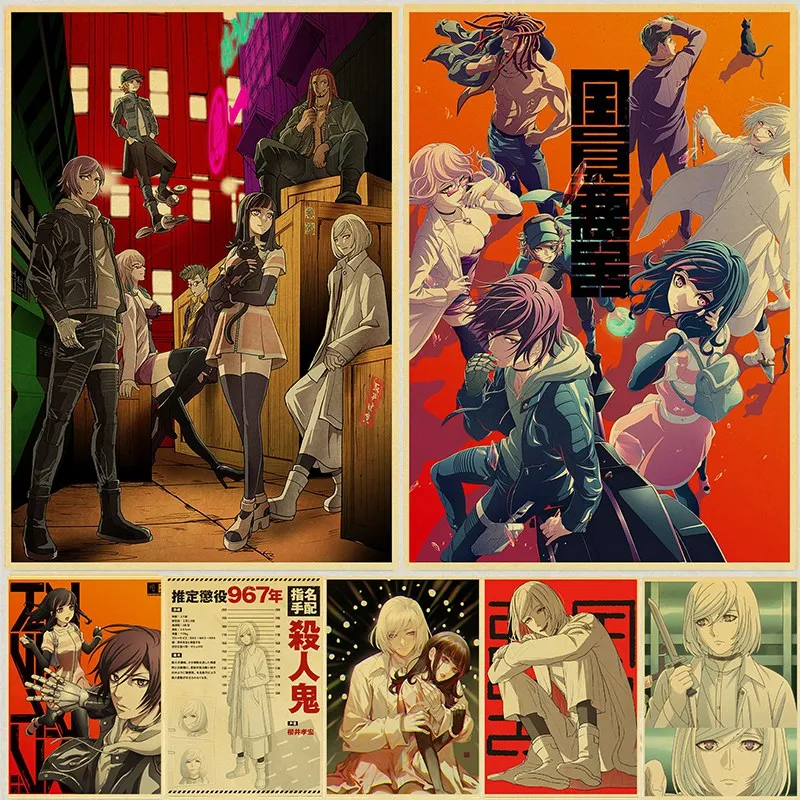 Hot Retro Anime Akudama Drive Posters Canvas Painting Pirnt Wall Art Vintage Poster Wall Picture Home Living Room Decor Painting
Hot Retro Anime Akudama Drive Posters Canvas Painting Pirnt Wall Art Vintage Poster Wall Picture Home Living Room Decor Painting