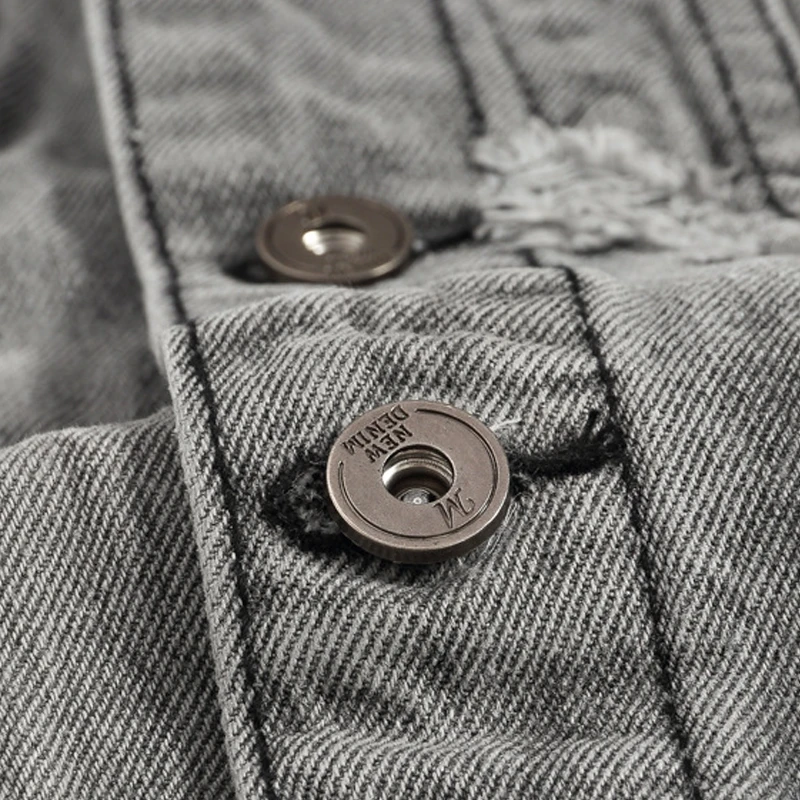 New Men's 2020 Denim Vest Classic Fashion Street Style Hole Gray Jean Vest Motorcycle Jacket Sleeveless Tanks Male Brand
New Men's 2020 Denim Vest Classic Fashion Street Style Hole Gray Jean Vest Motorcycle Jacket Sleeveless Tanks Male Brand