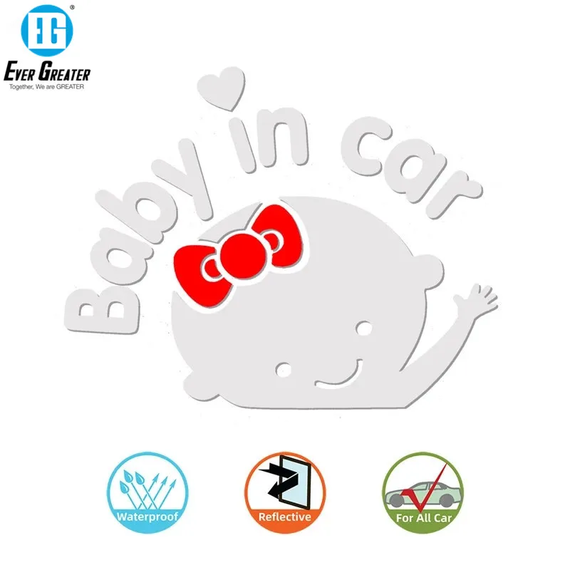 EverGreater BABY IN CAR Friendly Tips Cartoon Car Styling Car Sticker Boy and Girl Vinyl Decal Black/Silver
EverGreater BABY IN CAR Friendly Tips Cartoon Car Styling Car Sticker Boy and Girl Vinyl Decal Black/Silver