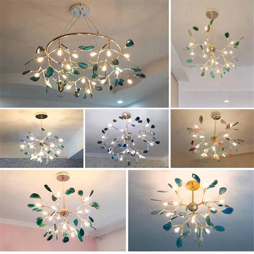 Nordic Modern Branch Agate Stone Led Chandelier For Home Decoration Luxury Living Dining Room Firefly Chandelier Indoor Lighting
Nordic Modern Branch Agate Stone Led Chandelier For Home Decoration Luxury Living Dining Room Firefly Chandelier Indoor Lighting