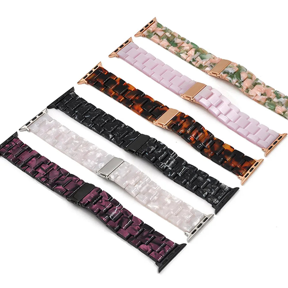 38/40/42/44mm Resin Strap for Apple Watch Band Series 5 4 3 2 1 Replacement Bracelet for iWatch 4/5 Watchband Accessories
38/40/42/44mm Resin Strap for Apple Watch Band Series 5 4 3 2 1 Replacement Bracelet for iWatch 4/5 Watchband Accessories