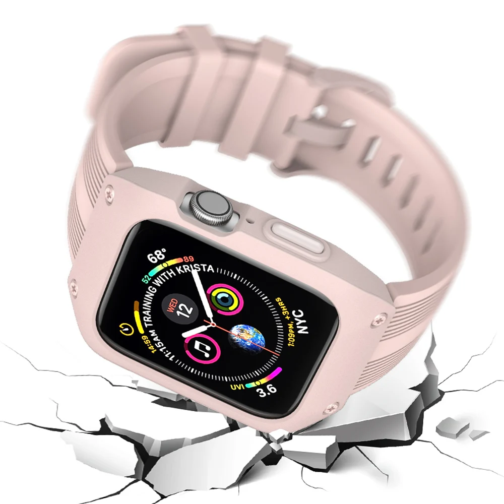 Ремешок силиконовый для Apple Watch SE мягкий спортивный браслет iWatch Series 6 5 4 3 42 мм 44 38 40 |