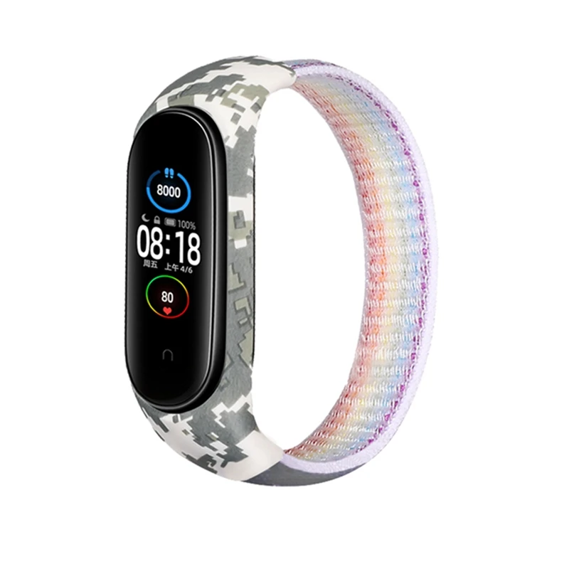 Nylon Strap For Xiaomi Mi Band 5 mi band 4 Mi5 Camouflage Replacement Bracelet for Xiaomi xiomi mi band 5 miband 4 3 wristbands
Nylon Strap For Xiaomi Mi Band 5 mi band 4 Mi5 Camouflage Replacement Bracelet for Xiaomi xiomi mi band 5 miband 4 3 wristbands