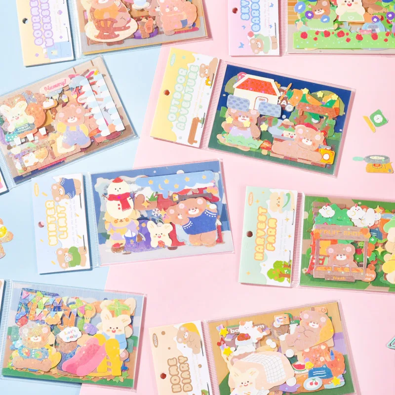 10Pcs/set Cute Bear Stickers Bulk Sticker Greeting Card Diary Pocket Book Cute Decoration Material Paper Stationery Set Kawaii
10Pcs/set Cute Bear Stickers Bulk Sticker Greeting Card Diary Pocket Book Cute Decoration Material Paper Stationery Set Kawaii