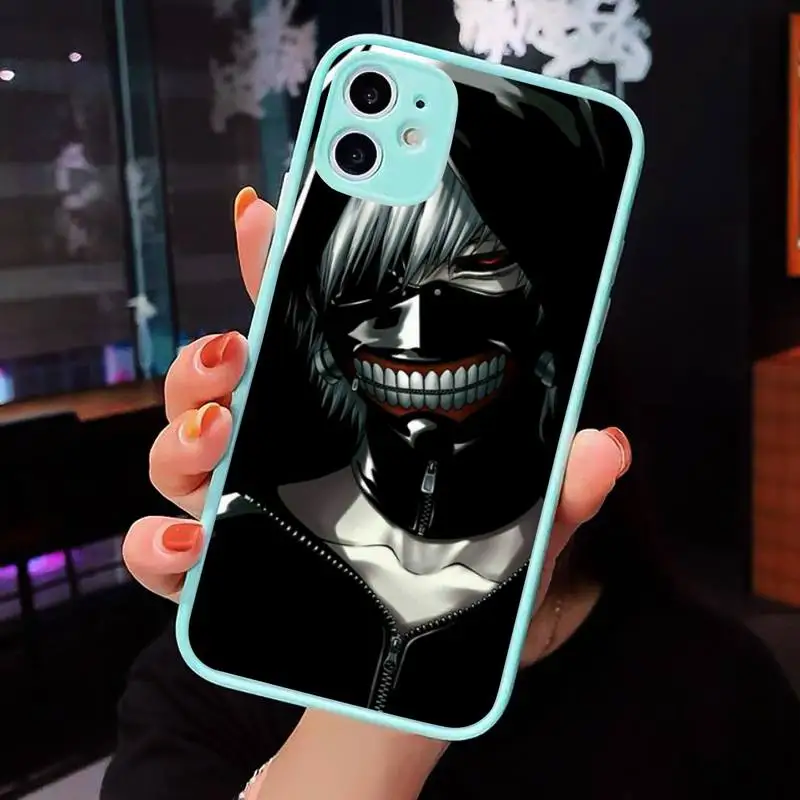 Anime Tokyo Ghouls terror horror Phone Case Matte transparent For blue iPhone 12 Mini 11 Pro XR XS Max 7 8 Plus X Back Cover
Anime Tokyo Ghouls terror horror Phone Case Matte transparent For blue iPhone 12 Mini 11 Pro XR XS Max 7 8 Plus X Back Cover