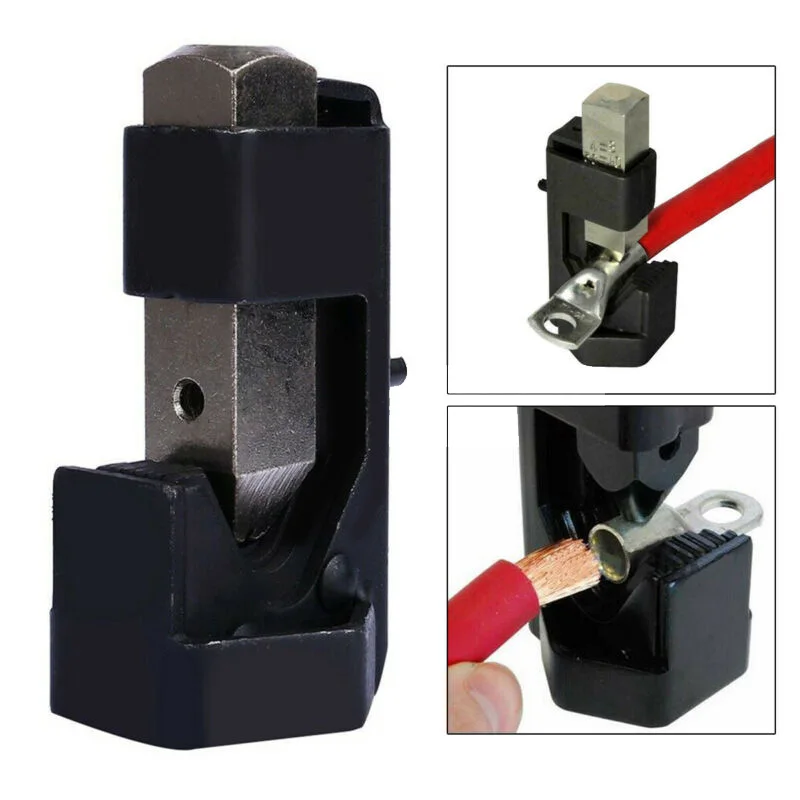 Welding Lug Tool Metal Terminal Black+Silver 5x5.2x10cm Equipment Hammer Cable Lug Crimping Tool
Welding Lug Tool Metal Terminal Black+Silver 5x5.2x10cm Equipment Hammer Cable Lug Crimping Tool
