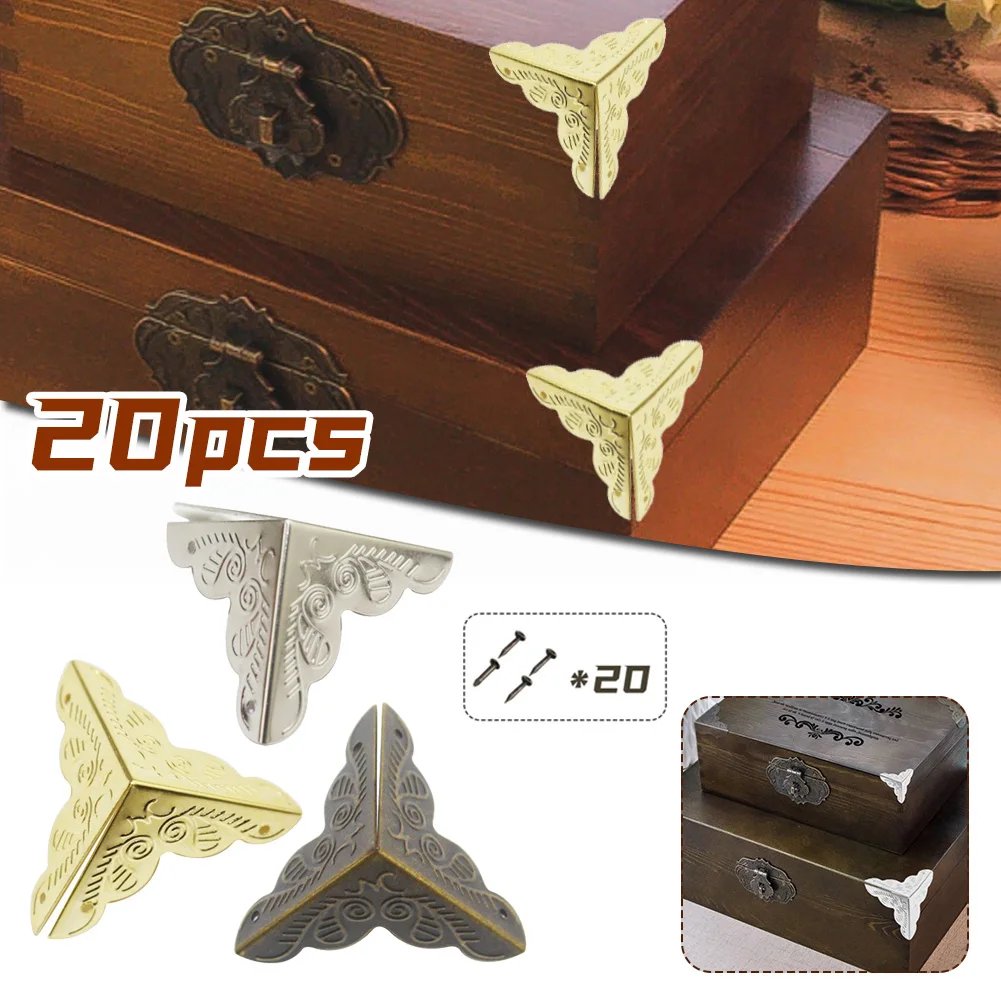 20PCS Luggage Case Box Corners Brackets For Furniture Decorative Triangle Rattan Carved Decorative Corner Protector Dropshipping
20PCS Luggage Case Box Corners Brackets For Furniture Decorative Triangle Rattan Carved Decorative Corner Protector Dropshipping