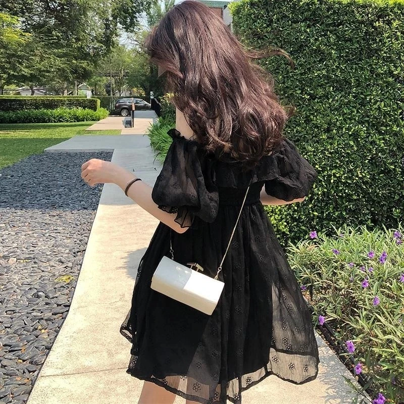 Luck A French Summer Dress Women White Puff Sleeve Korean Style Fairy Dress Lace Chiffon Kawaii Elegant Vintage Dress
Luck A French Summer Dress Women White Puff Sleeve Korean Style Fairy Dress Lace Chiffon Kawaii Elegant Vintage Dress