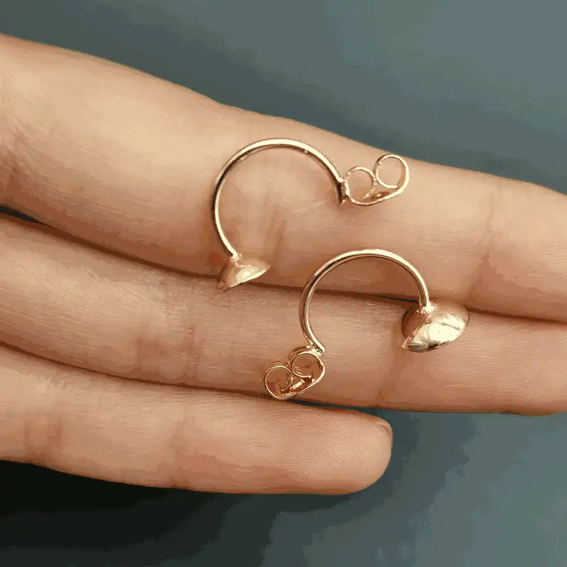 4 pcs Copper Double Side Cup Shape Pop Earring Backs Blank Ball Stud Ear with Back Korean Fashion Accessories for Making Earring
4 pcs Copper Double Side Cup Shape Pop Earring Backs Blank Ball Stud Ear with Back Korean Fashion Accessories for Making Earring