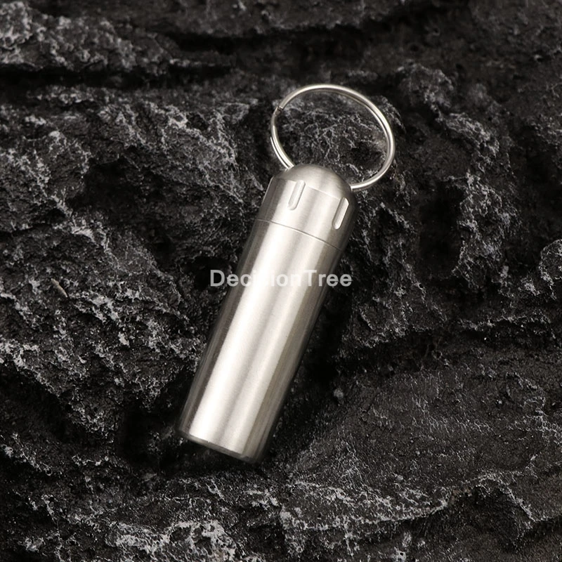 2021 creative stainless steel medicine bottle keychain case container waterproof holder aluminum drug box keyring medicine box
2021 creative stainless steel medicine bottle keychain case container waterproof holder aluminum drug box keyring medicine box