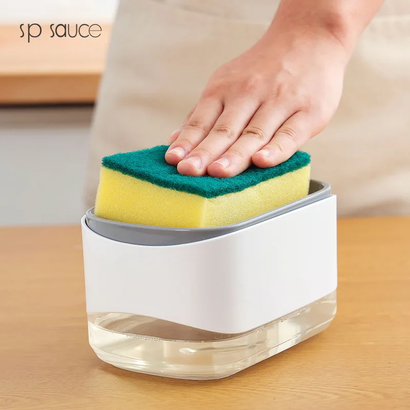 Soap Pump Dispenser with Sponge Holder Liquid Dispenser Container Japan 2-in-1 Hand Press Soap Organizer Kitchen Cleaner Tools
Soap Pump Dispenser with Sponge Holder Liquid Dispenser Container Japan 2-in-1 Hand Press Soap Organizer Kitchen Cleaner Tools
