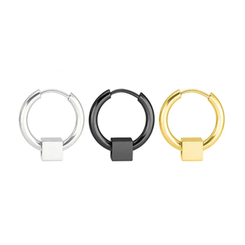 1 пара корейских сережек из титановой стали с квадратными бусинами, трендовые мужские сережки из нержавеющей стали
1 пара корейских сережек из титановой стали с квадратными бусинами, трендовые мужские сережки из нержавеющей стали