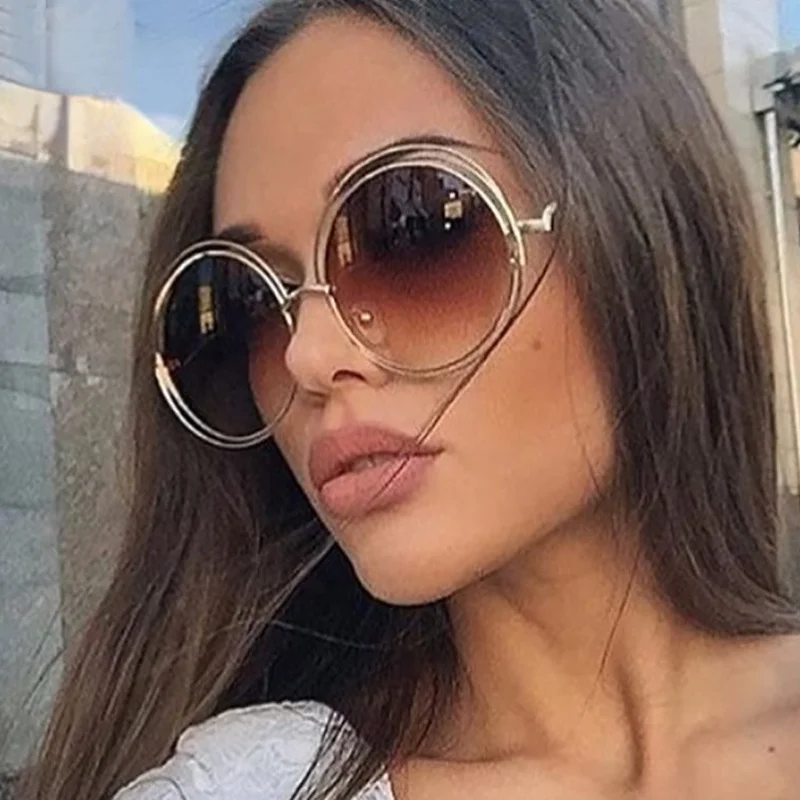 Vintage Oversize Round Sunglasses Women Alloy Around Hollow Frame Brand Designer Fashion Circling Frog Sun Glasses UV400
Vintage Oversize Round Sunglasses Women Alloy Around Hollow Frame Brand Designer Fashion Circling Frog Sun Glasses UV400