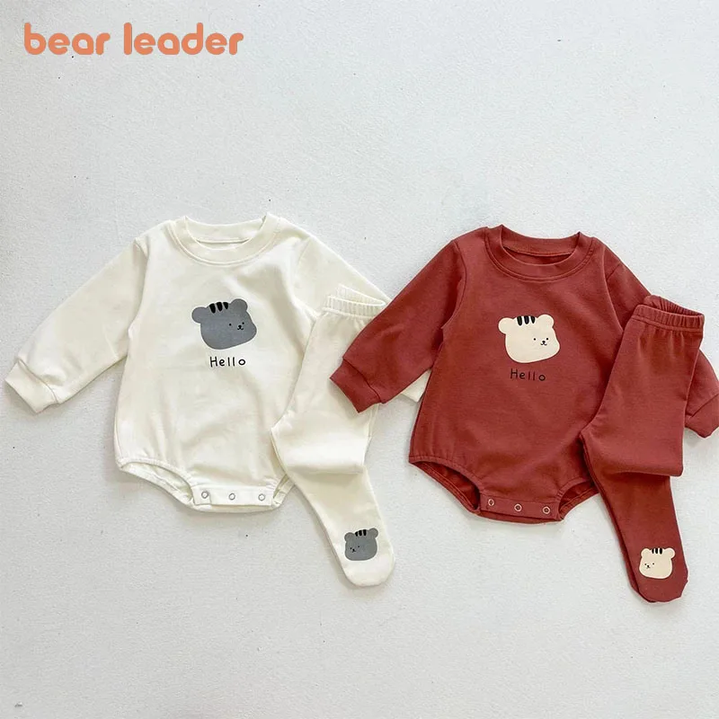 Bear Leader Baby Girls Boys Cartoon Clothes Suits 2021 New Fashion autumn Infant Rompers And Leggings Outfits Toddler Clothing 
Bear Leader Baby Girls Boys Cartoon Clothes Suits 2021 New Fashion autumn Infant Rompers And Leggings Outfits Toddler Clothing