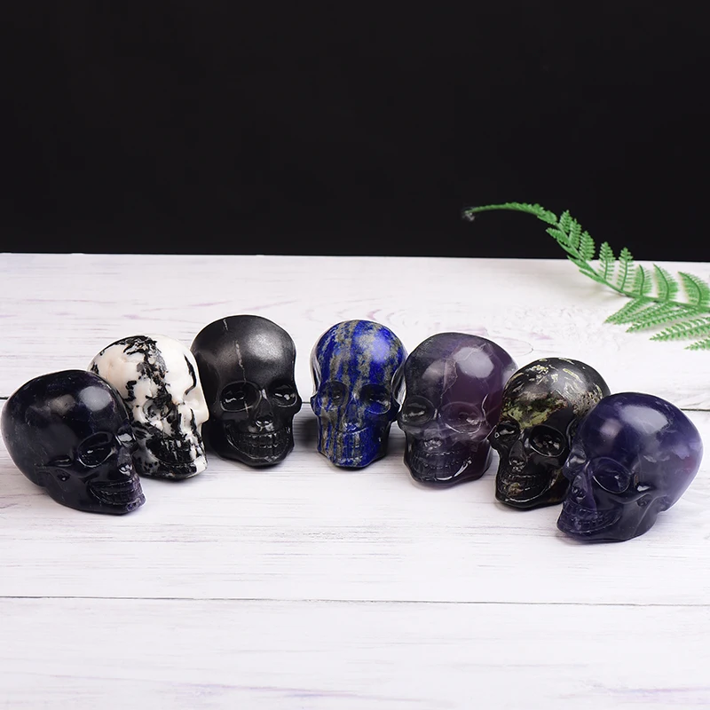 100% Natural Crystal Colored Fluorite skull Gemstone Decor Home Decor Stones And Crystals Wicca Healing Minerales DIY Gift 1pc
100% Natural Crystal Colored Fluorite skull Gemstone Decor Home Decor Stones And Crystals Wicca Healing Minerales DIY Gift 1pc