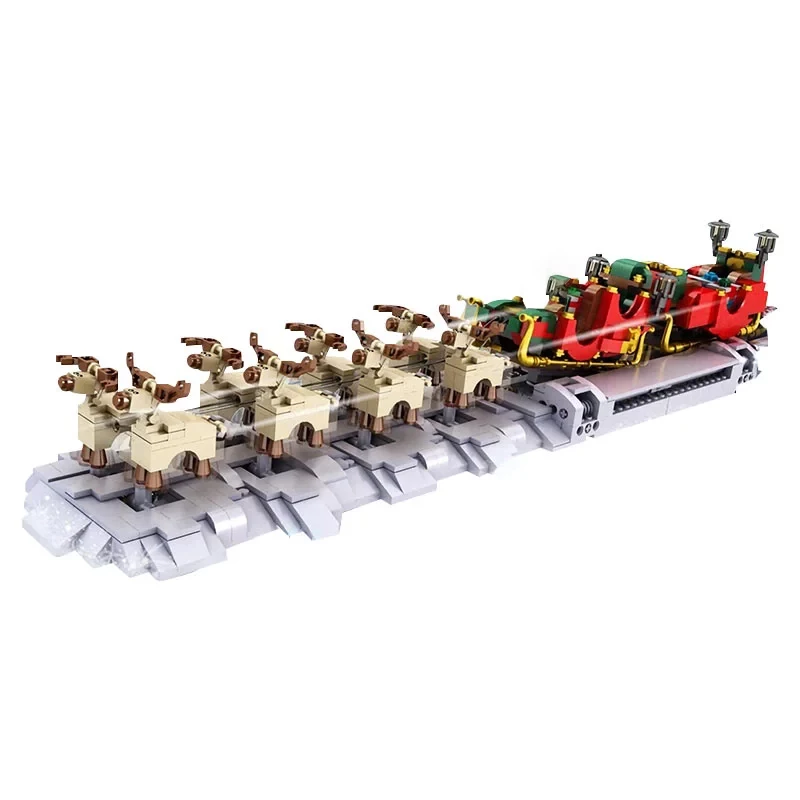 Mould King MOC 10015 Creator Christmas Series Building Santa Blocks Sleigh Bricks Model Toys 1318pcs Sets With Motor MOC-32342
Mould King MOC 10015 Creator Christmas Series Building Santa Blocks Sleigh Bricks Model Toys 1318pcs Sets With Motor MOC-32342