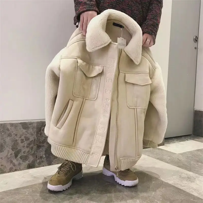 Winter Men Women Wool Bomber Jacket Thick Warm Cashmere Overcoat Teddy Safari Korean Outerwear Fall Clothes Varsity Jacket Coat
Winter Men Women Wool Bomber Jacket Thick Warm Cashmere Overcoat Teddy Safari Korean Outerwear Fall Clothes Varsity Jacket Coat