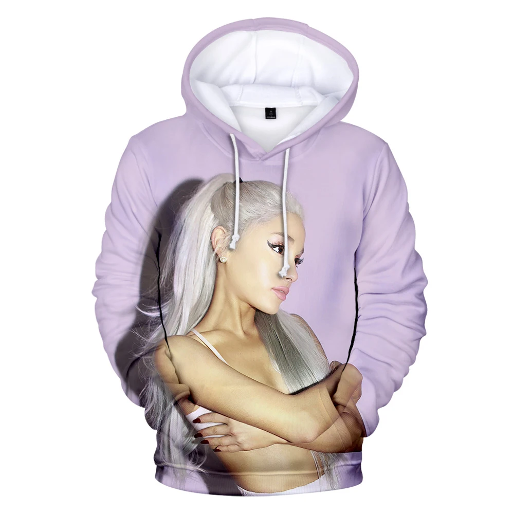 

Ariana Grande 3D Custom Printed Hip Hop Hoody Hooded Sweatshirt Casual Harajuku Streetshirt Clothes Long Sleeve Hoodies